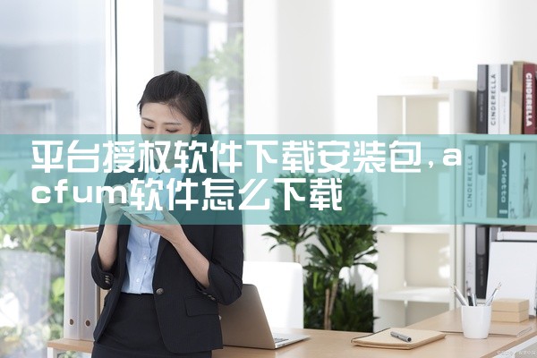 平台授权软件下载安装包